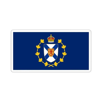 Flag of the Lieutenant-Governor of Nova Scotia (Canada) STICKER Vinyl Kiss-Cut Decal 3 Inch White - The Sticker Space