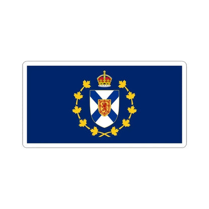 Flag of the Lieutenant-Governor of Nova Scotia (Canada) STICKER Vinyl Kiss-Cut Decal 6 Inch White - The Sticker Space