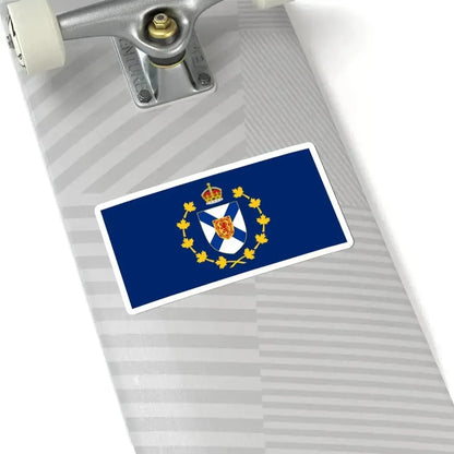 Flag of the Lieutenant-Governor of Nova Scotia (Canada) STICKER Vinyl Kiss-Cut Decal - The Sticker Space