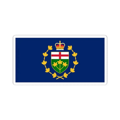Flag of the Lieutenant-Governor of Ontario (Canada) STICKER Vinyl Kiss-Cut Decal 2 Inch White - The Sticker Space
