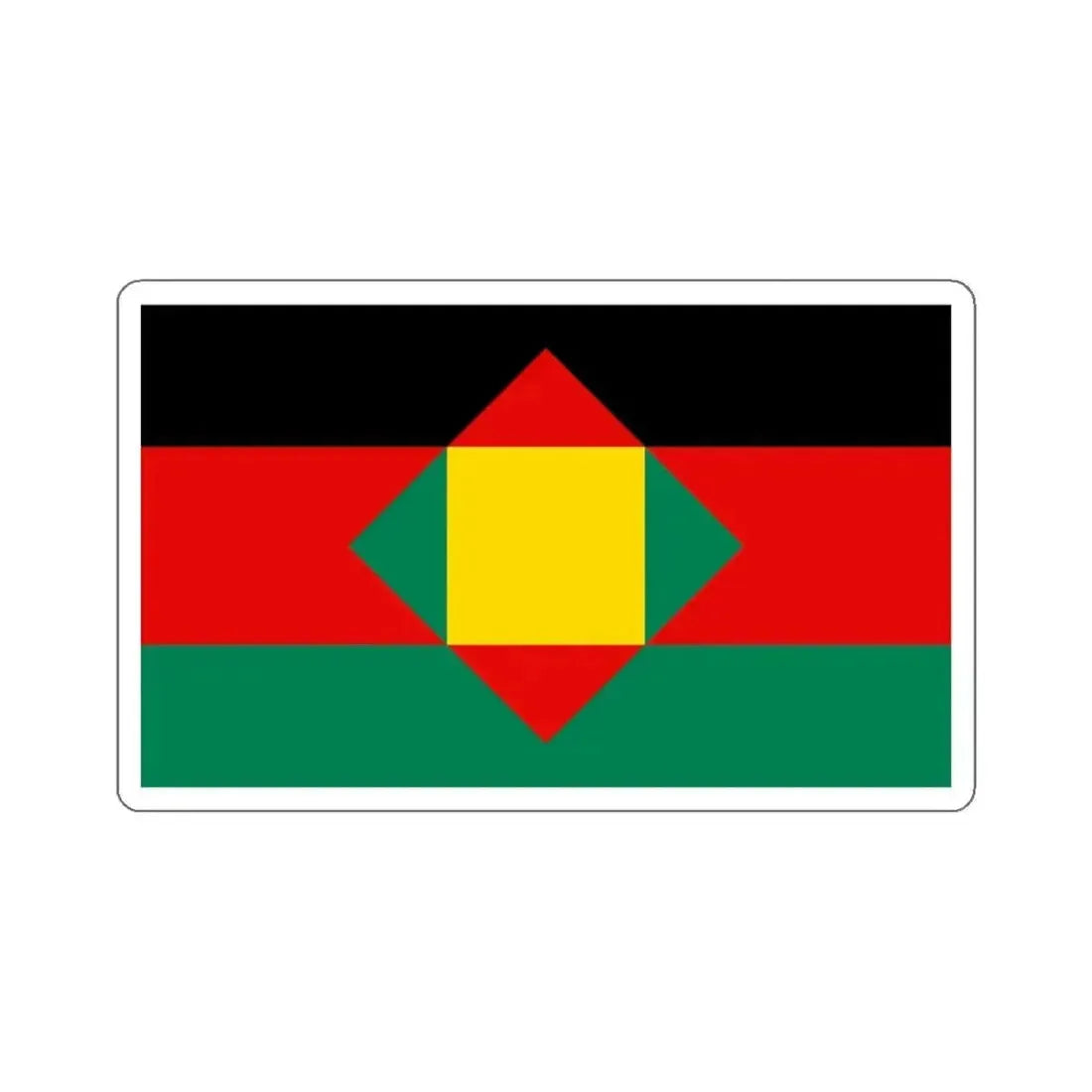 Flag of the Little Shell Chippewa of Montana & South Dakota STICKER Vinyl Die-Cut Decal 3 Inch - The Sticker Space