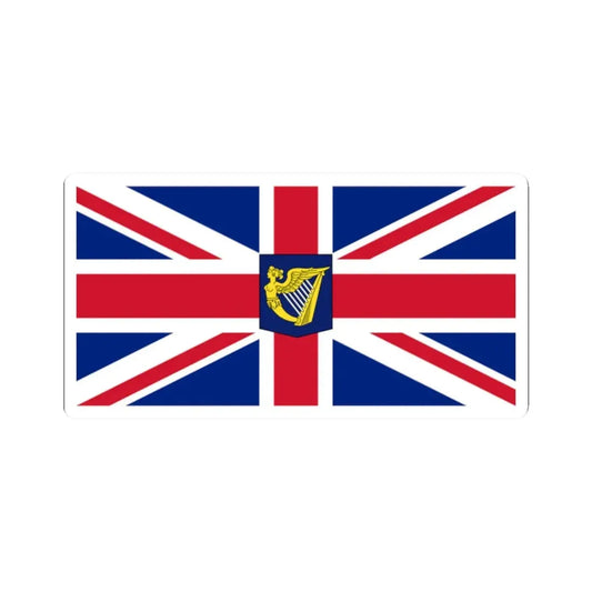 Flag of the Lord Lieutenant of Ireland (Ireland) STICKER Vinyl Kiss-Cut Decal 2 Inch White - The Sticker Space