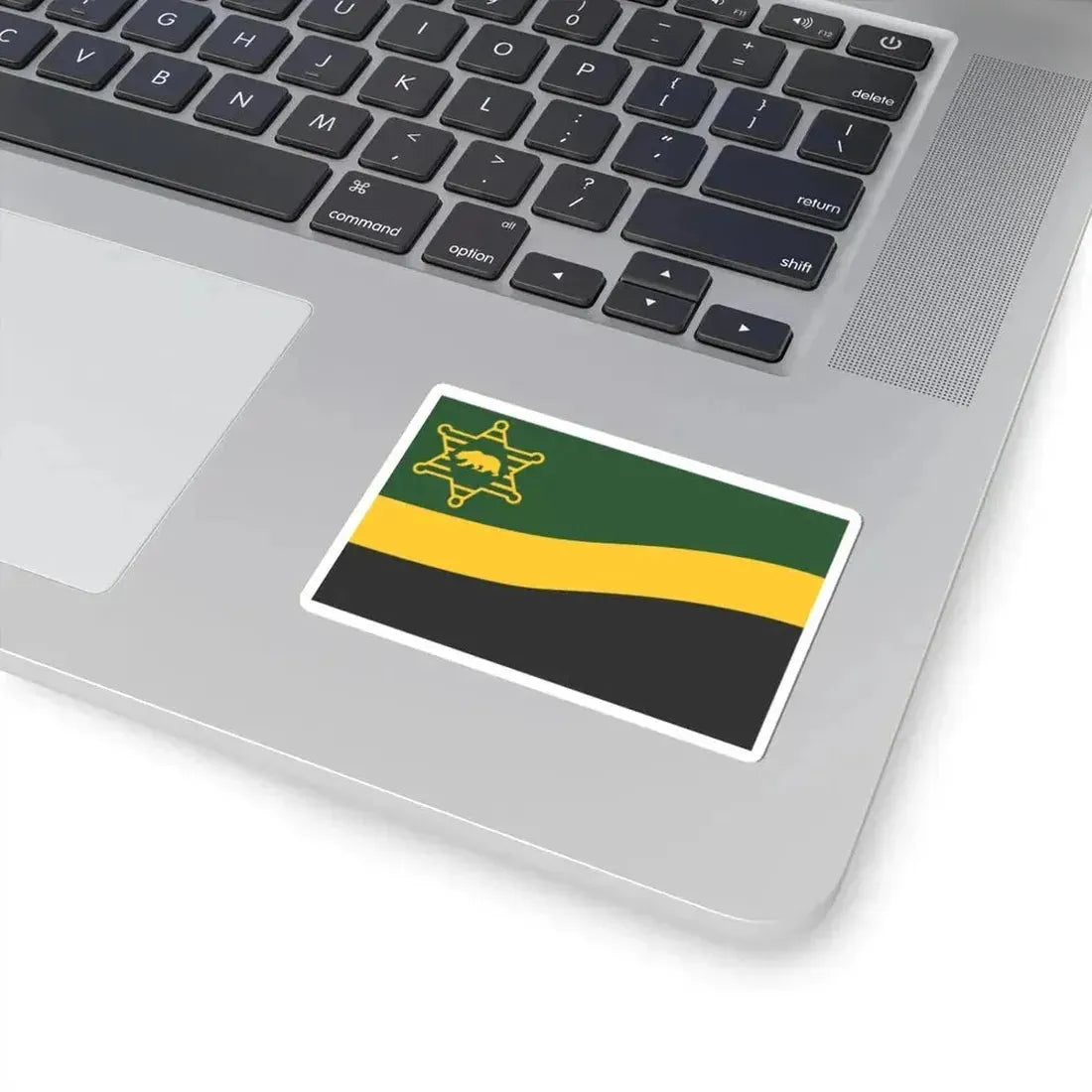 Flag of the Los Angeles County Sheriffs Department (United States) STICKER Vinyl Kiss-Cut Decal - The Sticker Space