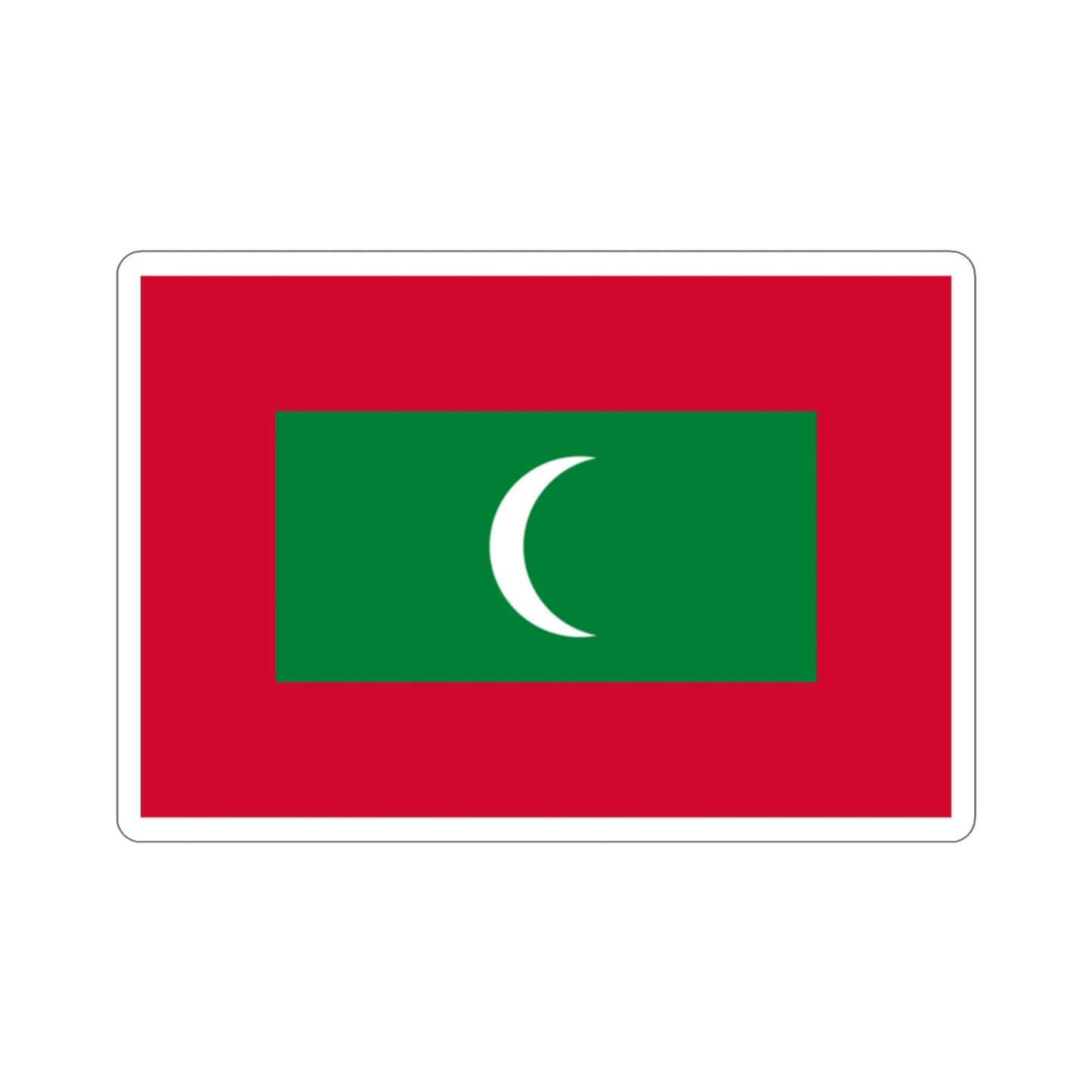 Flag of the Maldives STICKER Vinyl Die-Cut Decal-2 Inch-The Sticker Space