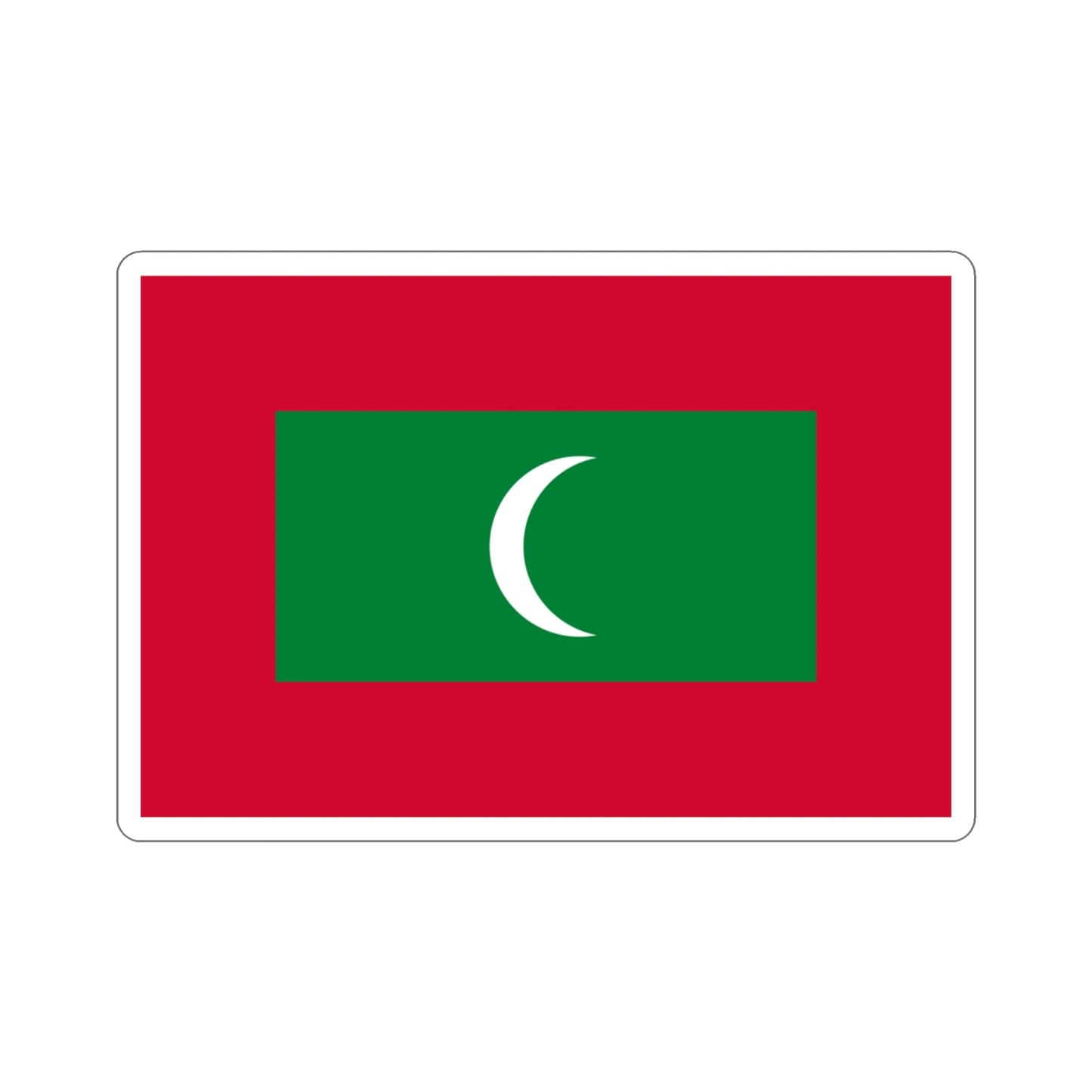 Flag of the Maldives STICKER Vinyl Die-Cut Decal-3 Inch-The Sticker Space