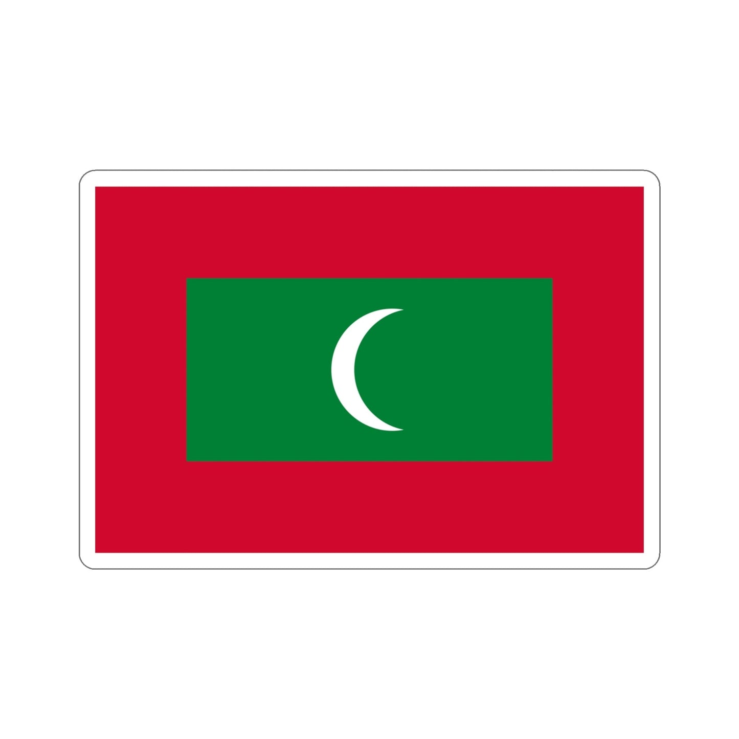 Flag of the Maldives STICKER Vinyl Die-Cut Decal-4 Inch-The Sticker Space