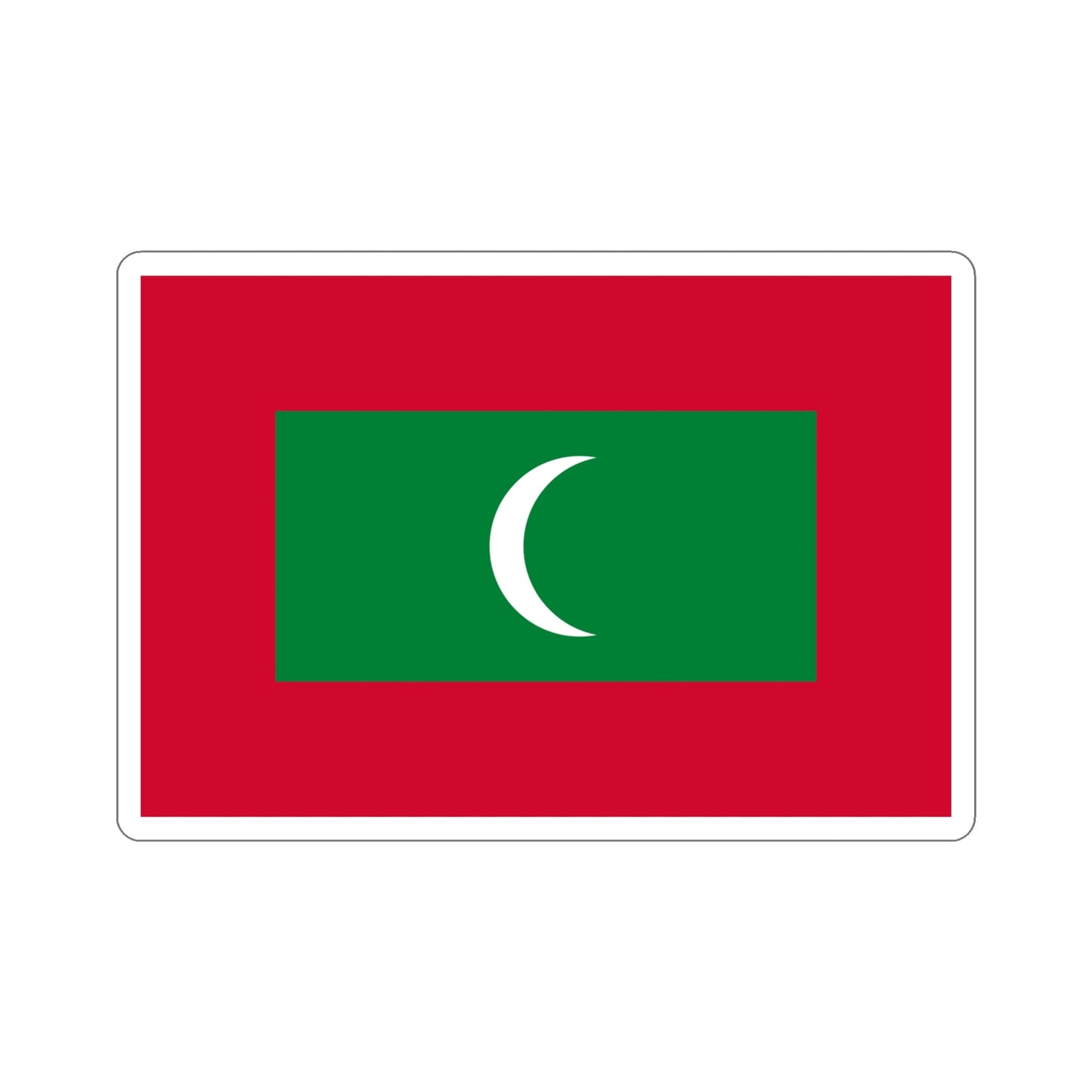 Flag of the Maldives STICKER Vinyl Die-Cut Decal-5 Inch-The Sticker Space