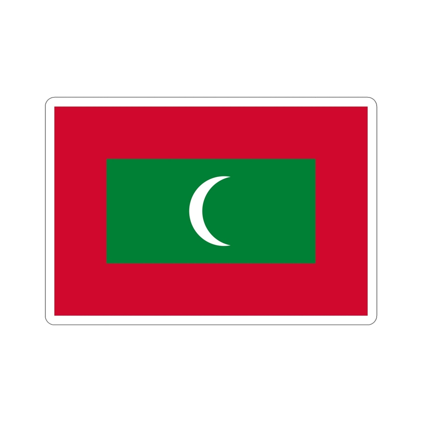 Flag of the Maldives STICKER Vinyl Die-Cut Decal-6 Inch-The Sticker Space