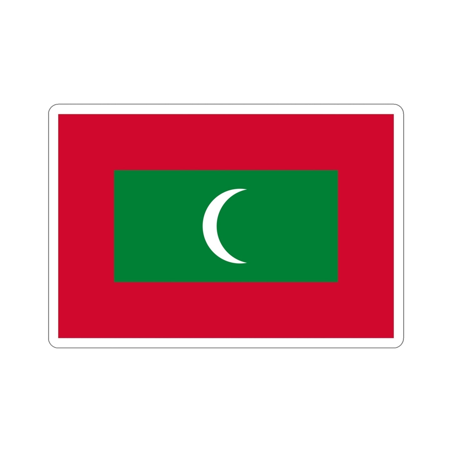 Flag of the Maldives STICKER Vinyl Die-Cut Decal-6 Inch-The Sticker Space