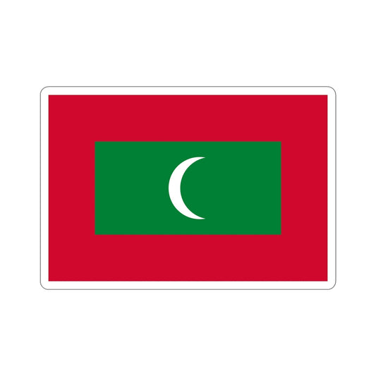 Flag of the Maldives STICKER Vinyl Die-Cut Decal-6 Inch-The Sticker Space