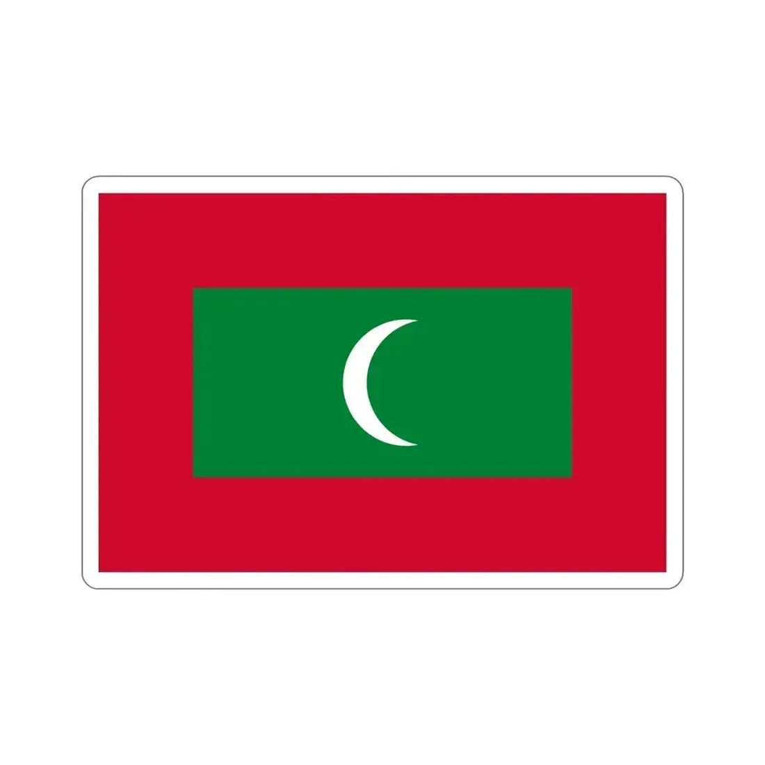 Flag of the Maldives STICKER Vinyl Die-Cut Decal - The Sticker Space