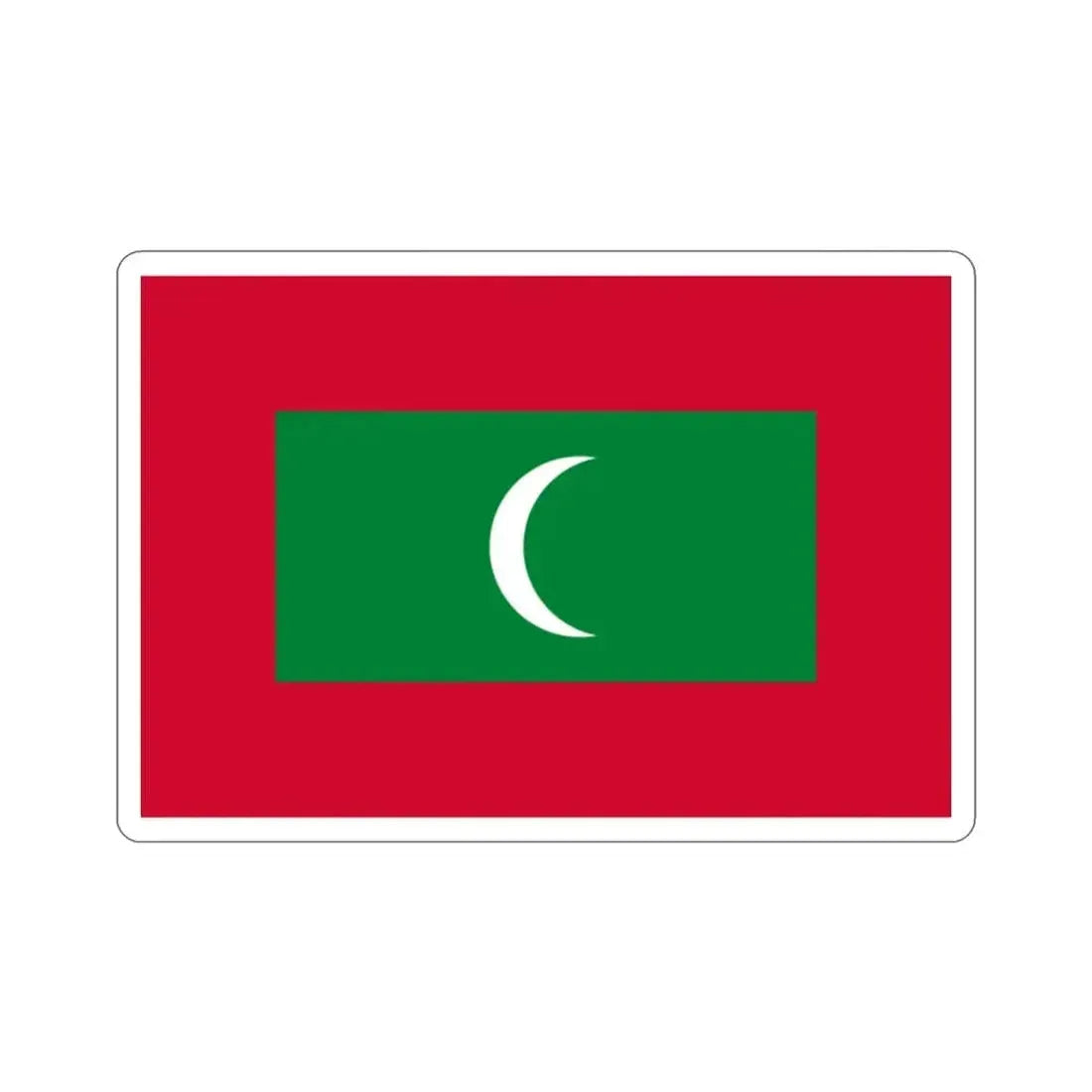 Flag of the Maldives STICKER Vinyl Die-Cut Decal - The Sticker Space