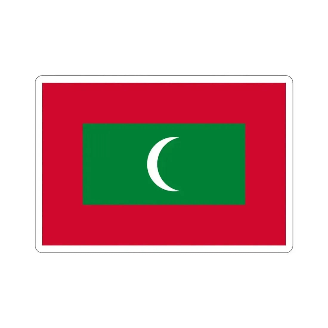 Flag of the Maldives STICKER Vinyl Die-Cut Decal - The Sticker Space