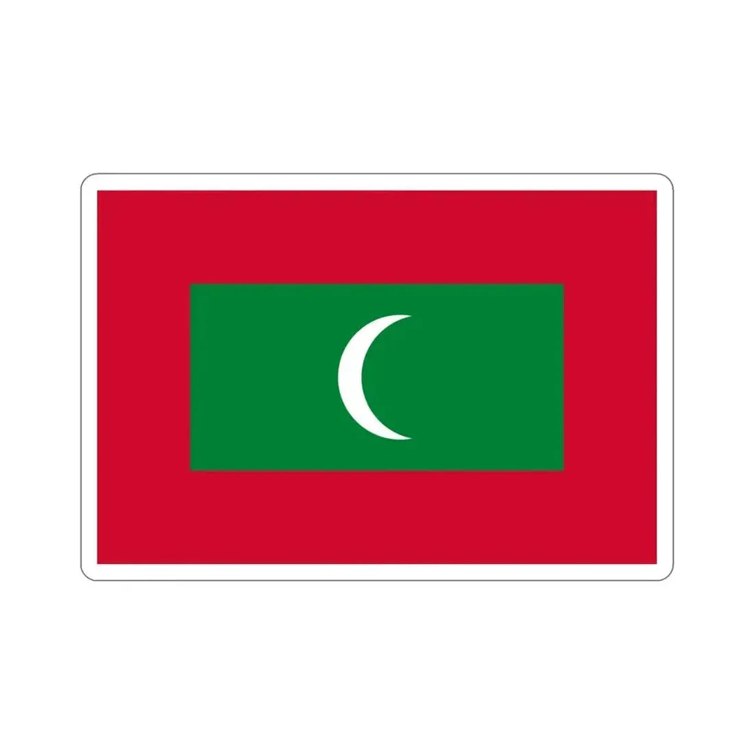 Flag of the Maldives STICKER Vinyl Die-Cut Decal - The Sticker Space