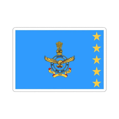 Flag of the Marshal of the Air Force (India) STICKER Vinyl Die-Cut Decal 3 Inch - The Sticker Space
