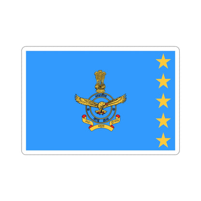 Flag of the Marshal of the Air Force (India) STICKER Vinyl Die-Cut Decal-4 Inch-The Sticker Space