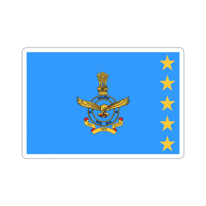 Flag of the Marshal of the Air Force (India) STICKER Vinyl Die-Cut Decal-5 Inch-The Sticker Space