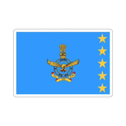 Flag of the Marshal of the Air Force (India) STICKER Vinyl Die-Cut Decal-6 Inch-The Sticker Space