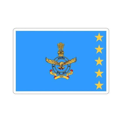 Flag of the Marshal of the Air Force (India) STICKER Vinyl Die-Cut Decal 6 Inch - The Sticker Space