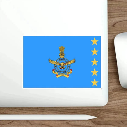 Flag of the Marshal of the Air Force (India) STICKER Vinyl Die-Cut Decal - The Sticker Space