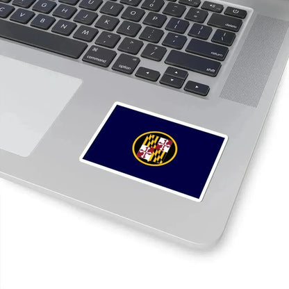Flag of the Maryland National Guard (United States) STICKER Vinyl Kiss-Cut Decal - The Sticker Space