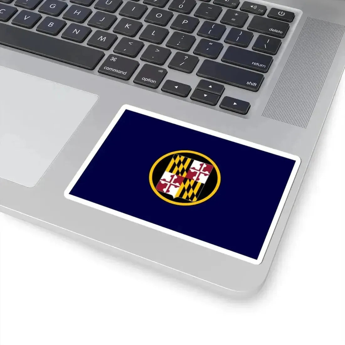 Flag of the Maryland National Guard (United States) STICKER Vinyl Kiss-Cut Decal - The Sticker Space
