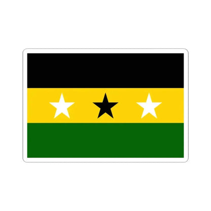 Flag of the Masalit (Chad) STICKER Vinyl Kiss-Cut Decal 2 Inch White - The Sticker Space