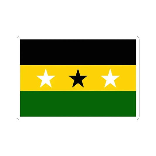 Flag of the Masalit (Chad) STICKER Vinyl Kiss-Cut Decal 2 Inch White - The Sticker Space