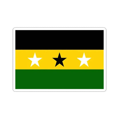 Flag of the Masalit (Chad) STICKER Vinyl Kiss-Cut Decal 3 Inch White - The Sticker Space