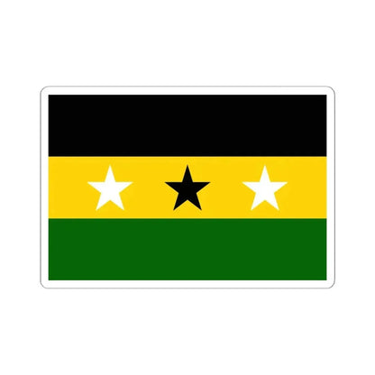 Flag of the Masalit (Chad) STICKER Vinyl Kiss-Cut Decal 6 Inch White - The Sticker Space