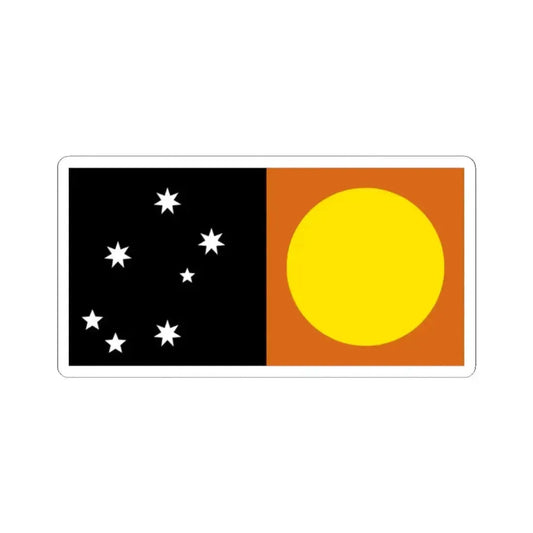 Flag of the MeeWee (Australia) STICKER Vinyl Kiss-Cut Decal 2 Inch White - The Sticker Space