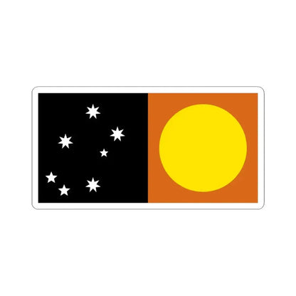 Flag of the MeeWee (Australia) STICKER Vinyl Kiss-Cut Decal 3 Inch White - The Sticker Space