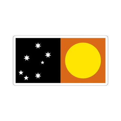 Flag of the MeeWee (Australia) STICKER Vinyl Kiss-Cut Decal 4 Inch White - The Sticker Space