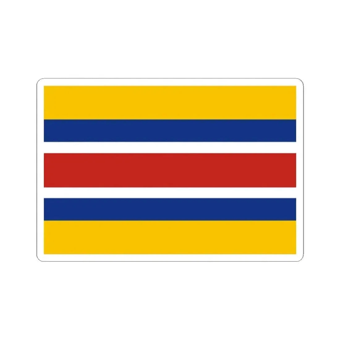 Flag of the Mengjiang (China) STICKER Vinyl Kiss-Cut Decal 2 Inch White - The Sticker Space