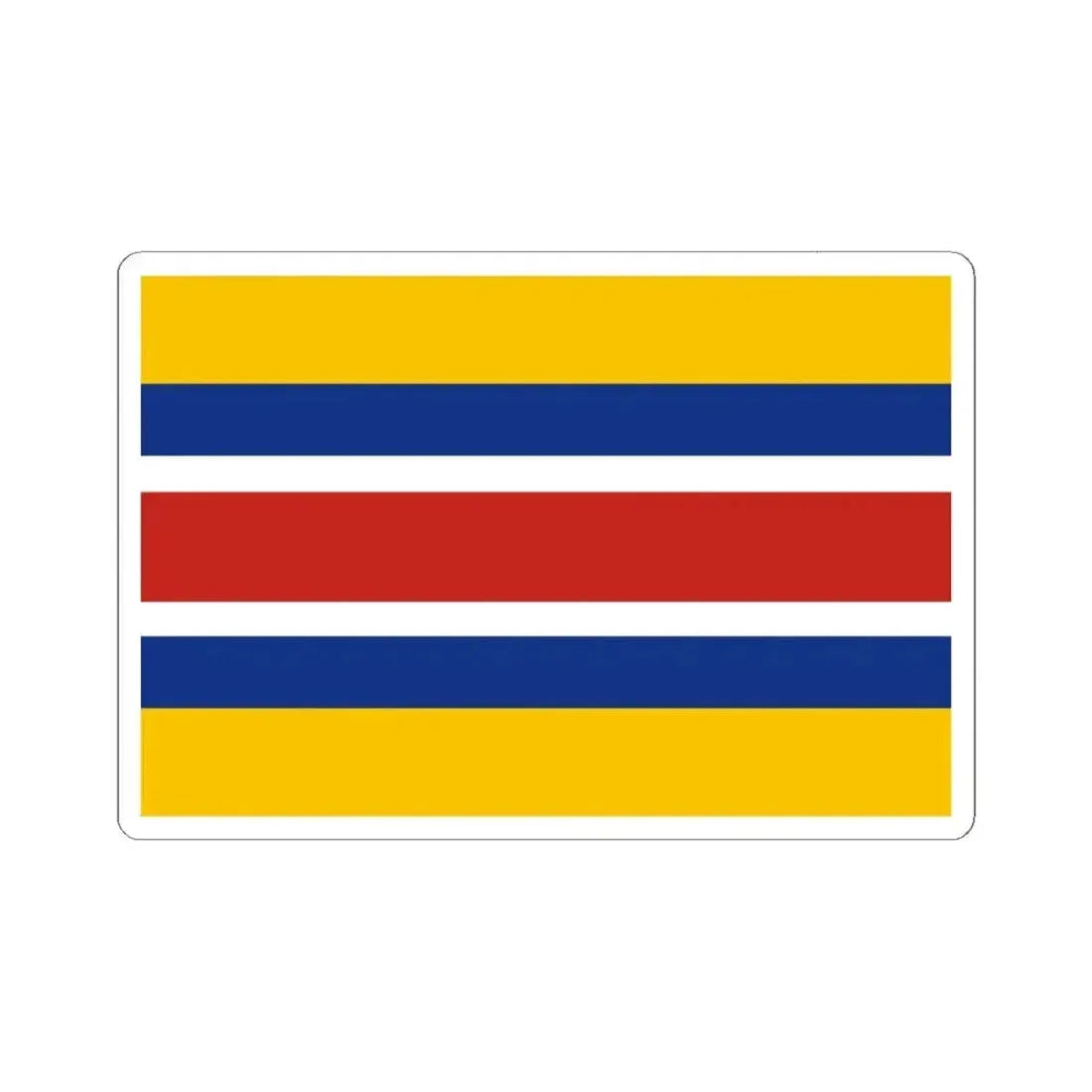 Flag of the Mengjiang (China) STICKER Vinyl Kiss-Cut Decal 6 Inch White - The Sticker Space