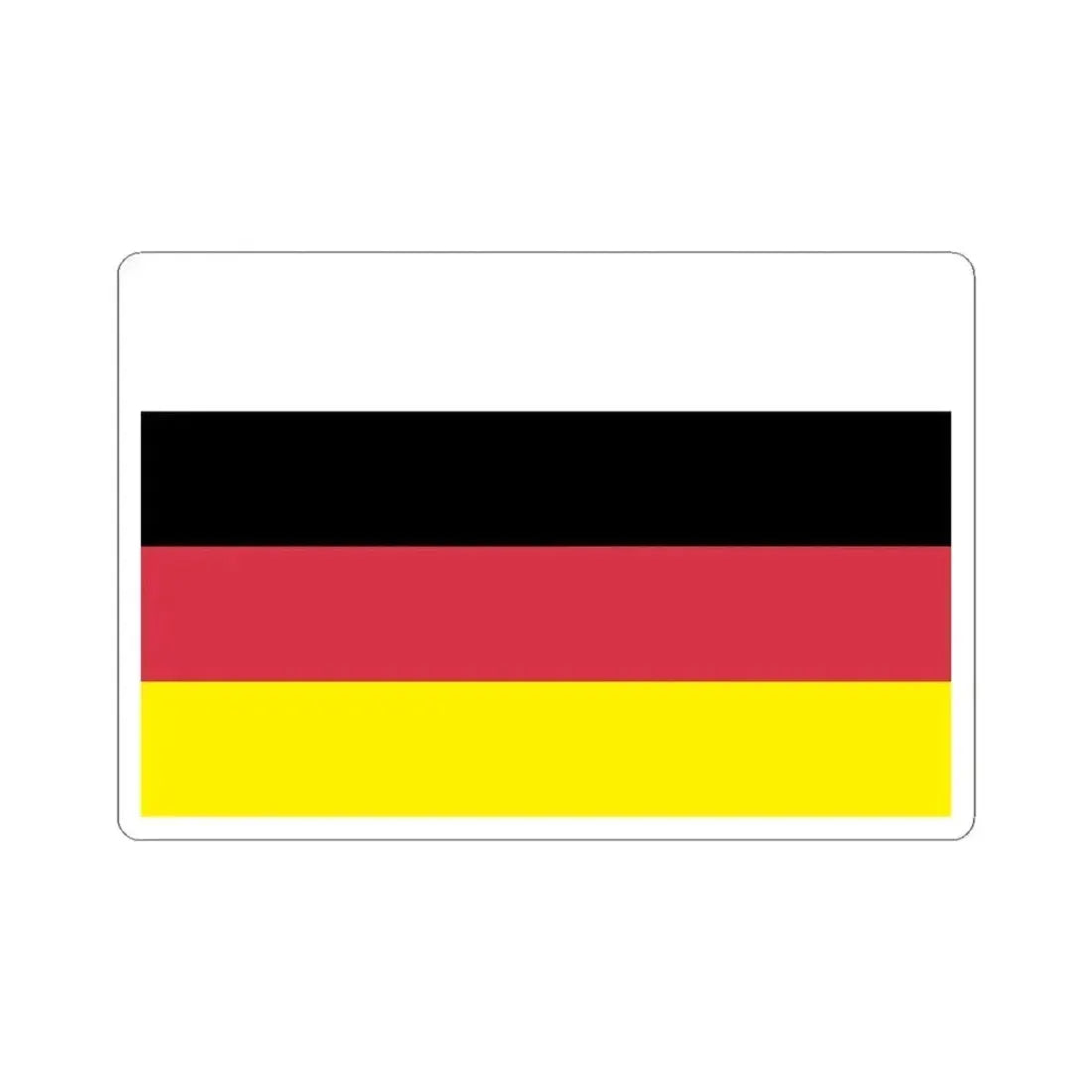 Flag of the Miccosukee Tribe of Indians of Florida (United States) STICKER Vinyl Kiss-Cut Decal 3 Inch White - The Sticker Space