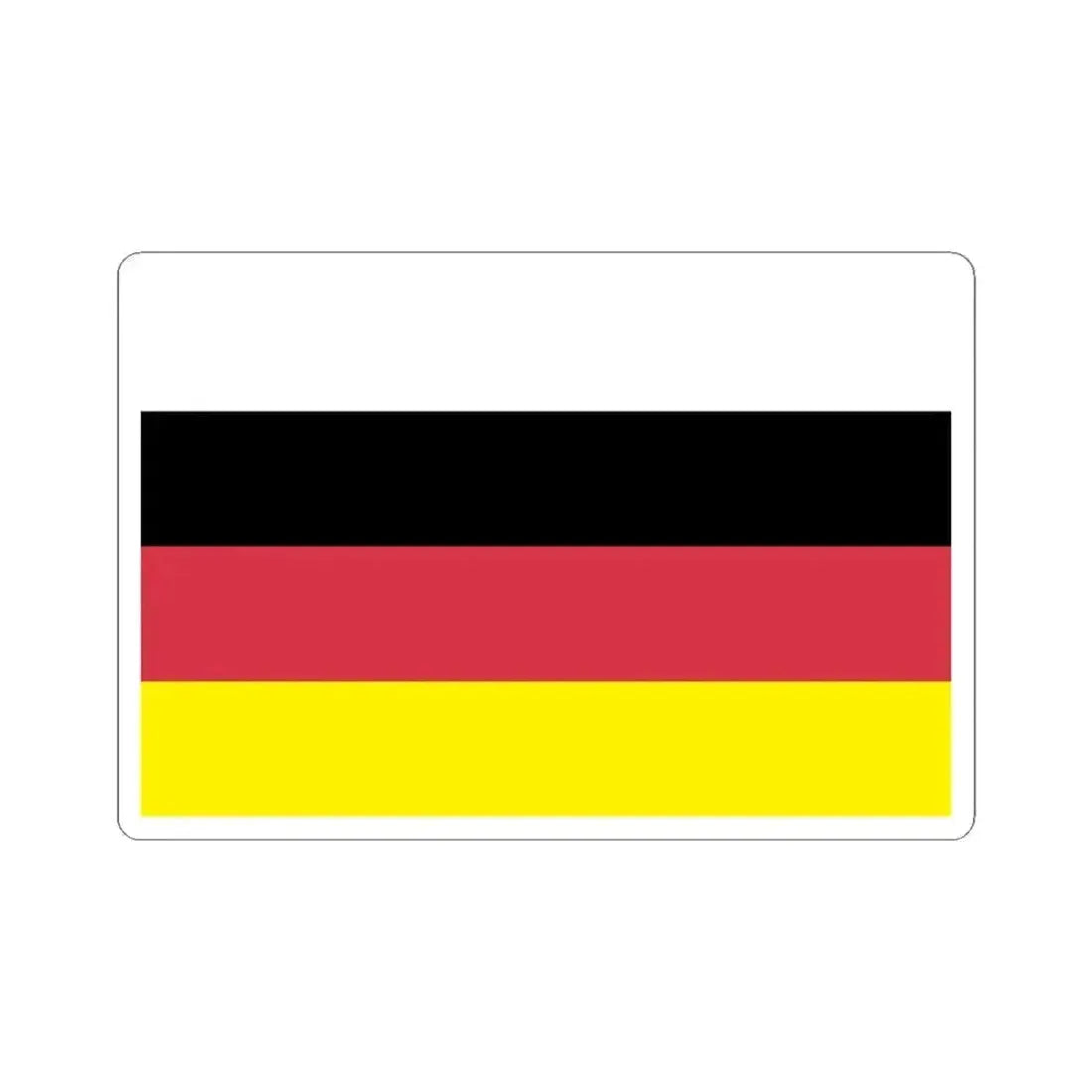 Flag of the Miccosukee Tribe of Indians of Florida (United States) STICKER Vinyl Kiss-Cut Decal 4 Inch White - The Sticker Space