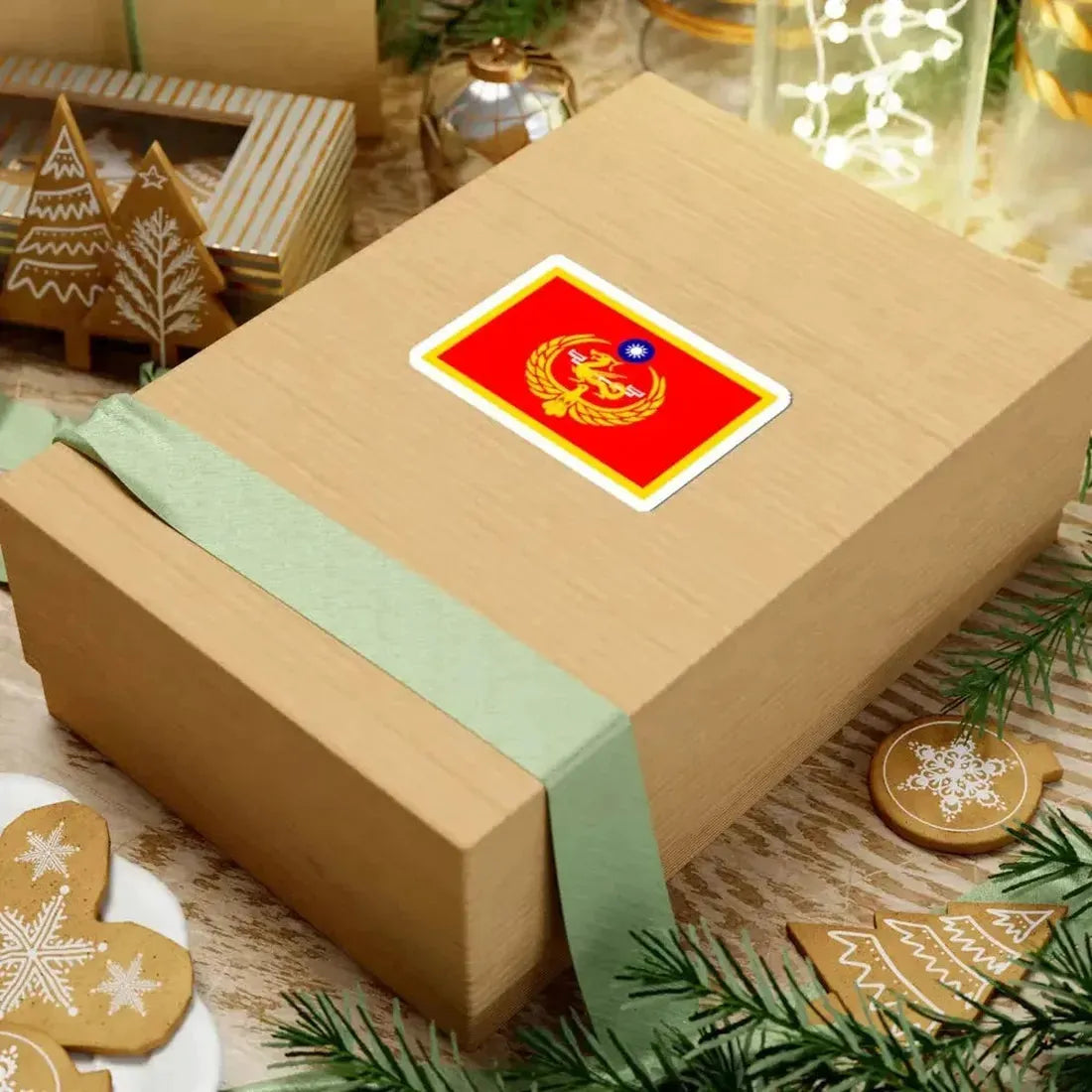 Flag of the Minister of Coast Guard of the Republic of China (China) STICKER Vinyl Kiss-Cut Decal - The Sticker Space