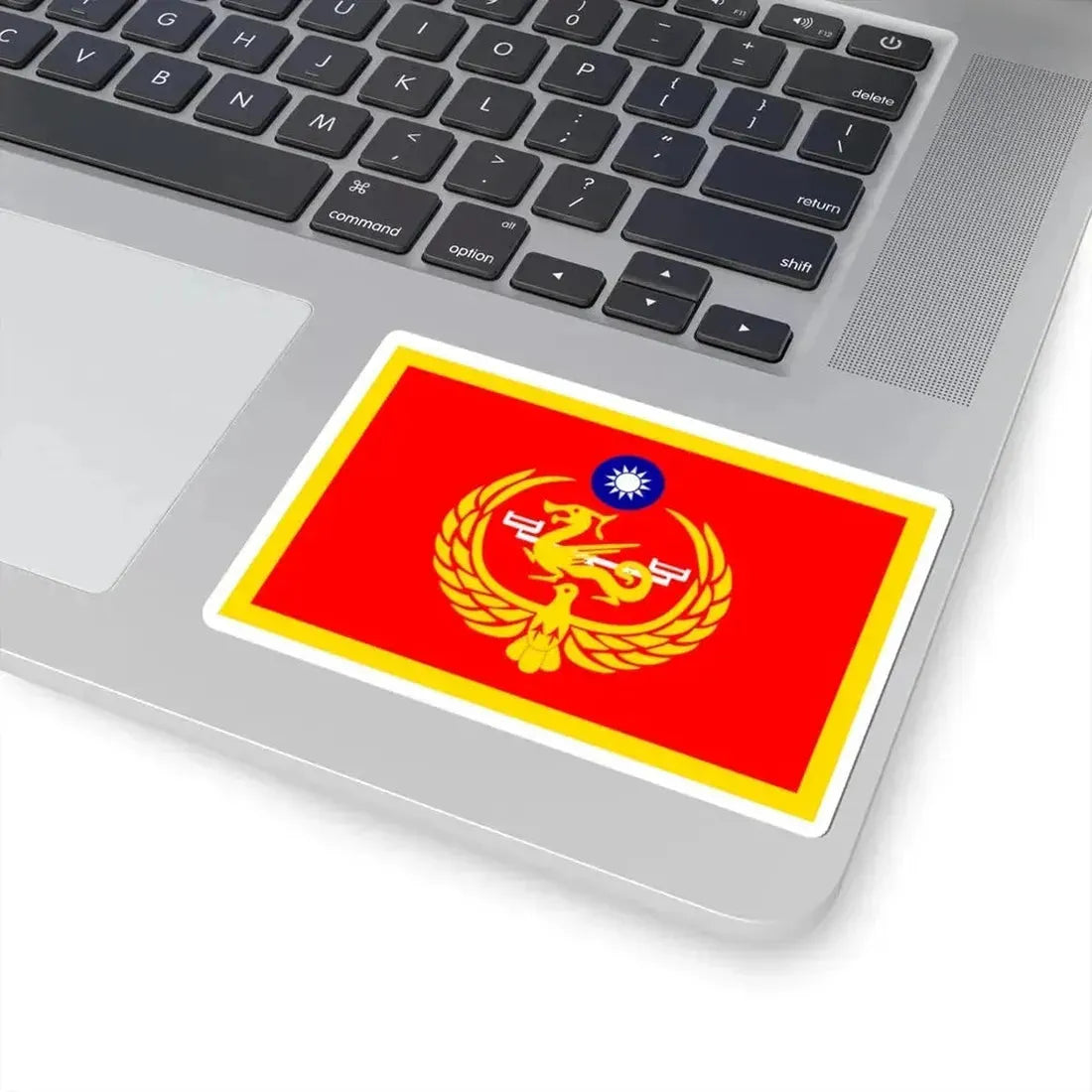 Flag of the Minister of Coast Guard of the Republic of China (China) STICKER Vinyl Kiss-Cut Decal - The Sticker Space