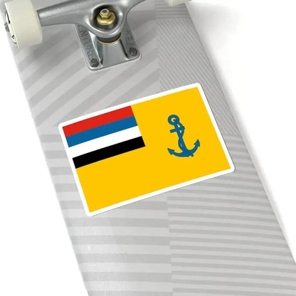Flag of the Minister of Defence of Manchukuo (China) STICKER Vinyl Kiss-Cut Decal - The Sticker Space