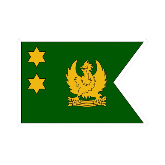 Flag of the Minister of East Indonesia (Indonesia) STICKER Vinyl Kiss-Cut Decal 2 Inch White - The Sticker Space