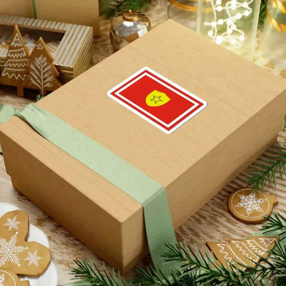 Flag of the Minister of the Revolutionary Armed Forces of Cuba (Cuba) STICKER Vinyl Kiss-Cut Decal - The Sticker Space