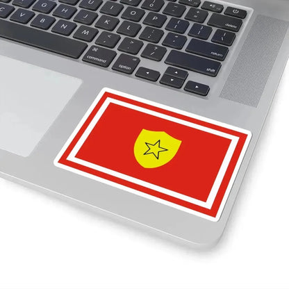 Flag of the Minister of the Revolutionary Armed Forces of Cuba (Cuba) STICKER Vinyl Kiss-Cut Decal - The Sticker Space