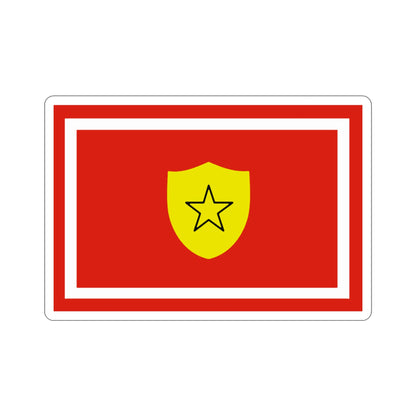 Flag of the Minister of the Revolutionary Armed Forces of Cuba STICKER Vinyl Die-Cut Decal-3 Inch-The Sticker Space