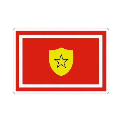 Flag of the Minister of the Revolutionary Armed Forces of Cuba STICKER Vinyl Die-Cut Decal 6 Inch - The Sticker Space