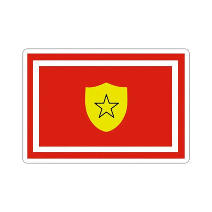 Flag of the Minister of the Revolutionary Armed Forces of Cuba STICKER Vinyl Die-Cut Decal - The Sticker Space