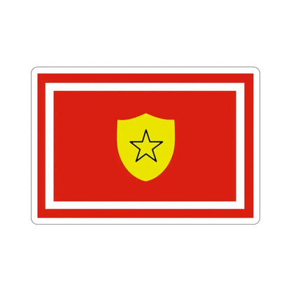 Flag of the Minister of the Revolutionary Armed Forces of Cuba STICKER Vinyl Die-Cut Decal - The Sticker Space
