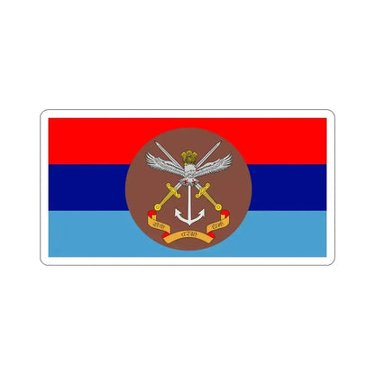 Flag of the Ministry of Defence of India (India) STICKER Vinyl Die-Cut Decal - The Sticker Space