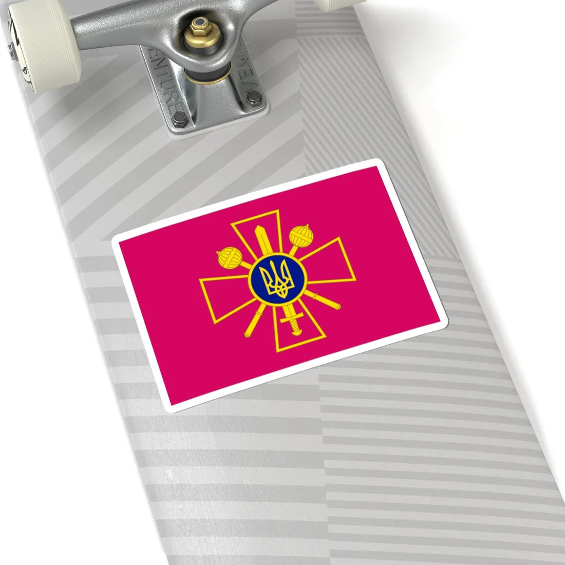 Flag of the Ministry of Defence of Ukraine (Ukraine) STICKER Vinyl Kiss-Cut Decal - The Sticker Space
