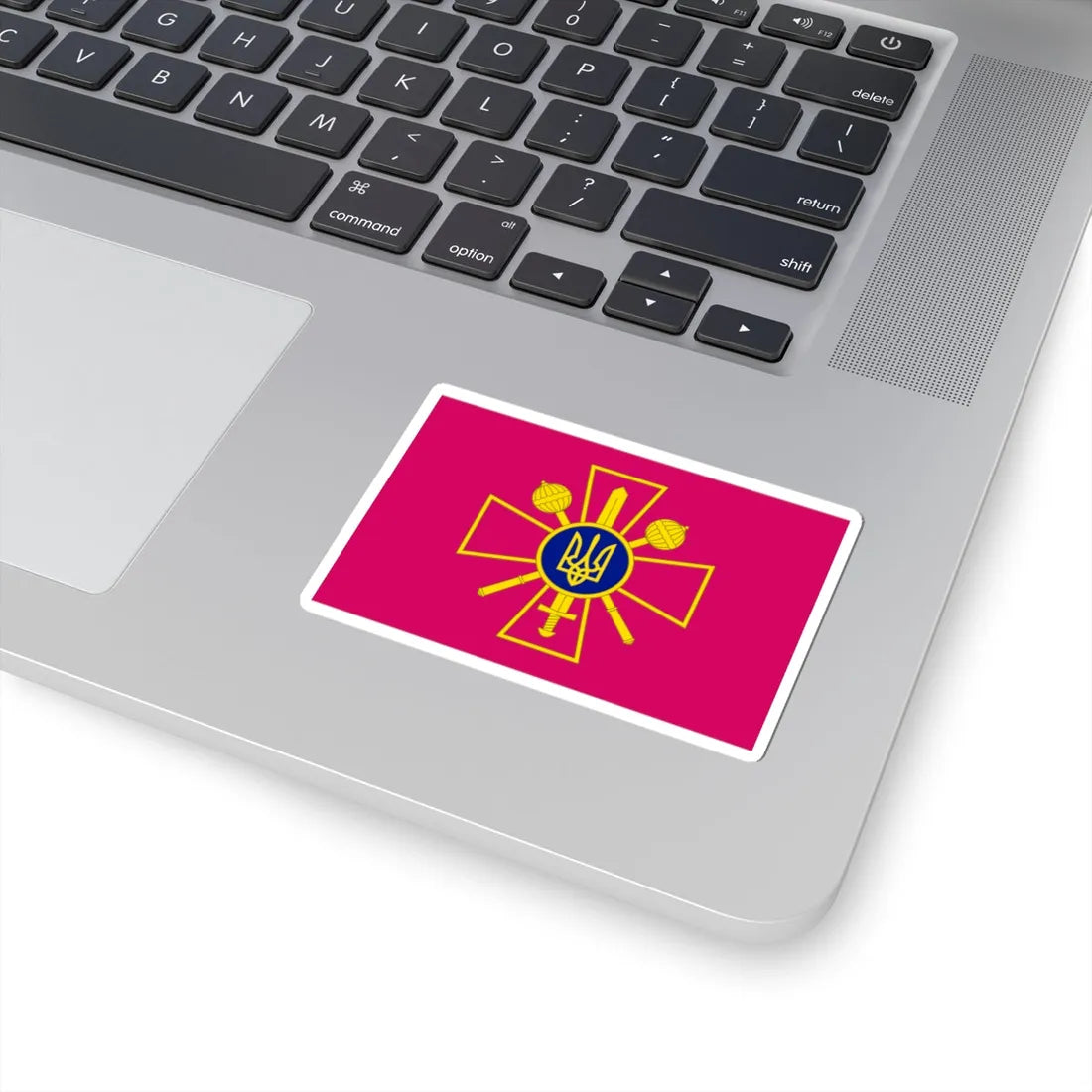 Flag of the Ministry of Defence of Ukraine (Ukraine) STICKER Vinyl Kiss-Cut Decal - The Sticker Space
